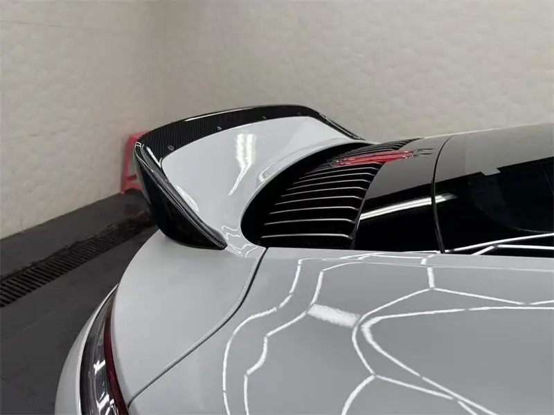 Suitable for 991 911 991 Modified with a Dry Carbon Fiber Rear Spoiler with Lights and Tail Wing